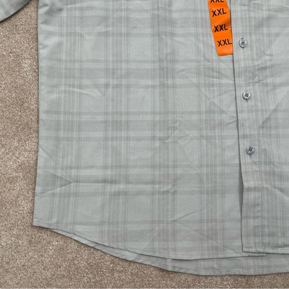 Orvis Classic Collection Shirt XXL Gray Plaid Button Up Short Sleeve Outdoor Men - Picture 6 of 14
